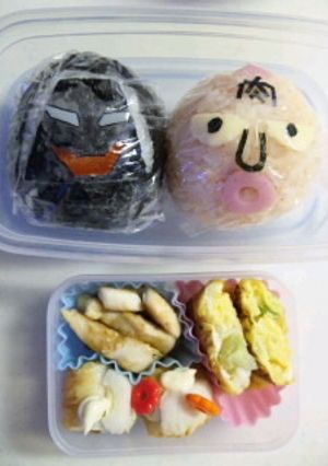 パパ用キャラ弁『きんにくまん』-レシピのメイン写真