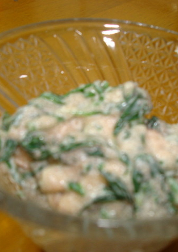 ほうれん草のめんたいマヨ和え-レシピのメイン写真
