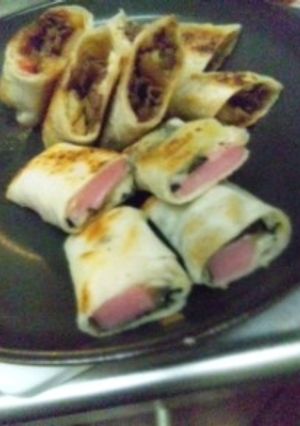 変わり春巻き 肉じゃが&餅チーズ-レシピのメイン写真
