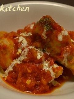鶏手羽元のトマトクリーム煮込み-レシピのメイン写真