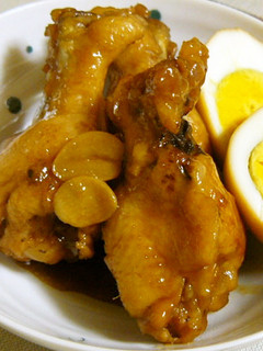 お肉ほろほろ~♡簡単☆手羽元の酢醤油煮♫-レシピのメイン写真