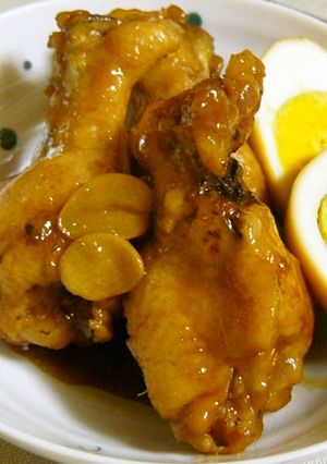 お肉ほろほろ～♡簡単☆手羽元の酢醤油煮♫-レシピのメイン写真