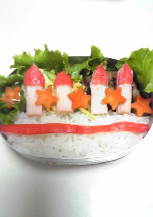 キャラ弁…お誕生日…-レシピのメイン写真