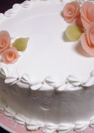 ☆Anniversary　cake☆-レシピのメイン写真