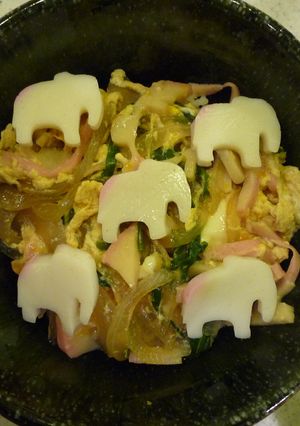 ぞう組！がんばれ！！木の葉丼-レシピのメイン写真