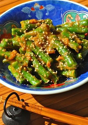 いんげんのピーナッツバターあえ-レシピのメイン写真