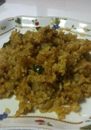 ある物で！カレーチャーハン！-レシピのメイン写真