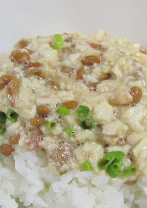 我が家の豆腐納豆丼-レシピのメイン写真