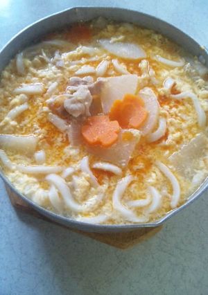 中華風さっぱりピリ辛煮込みうどん-レシピのメイン写真
