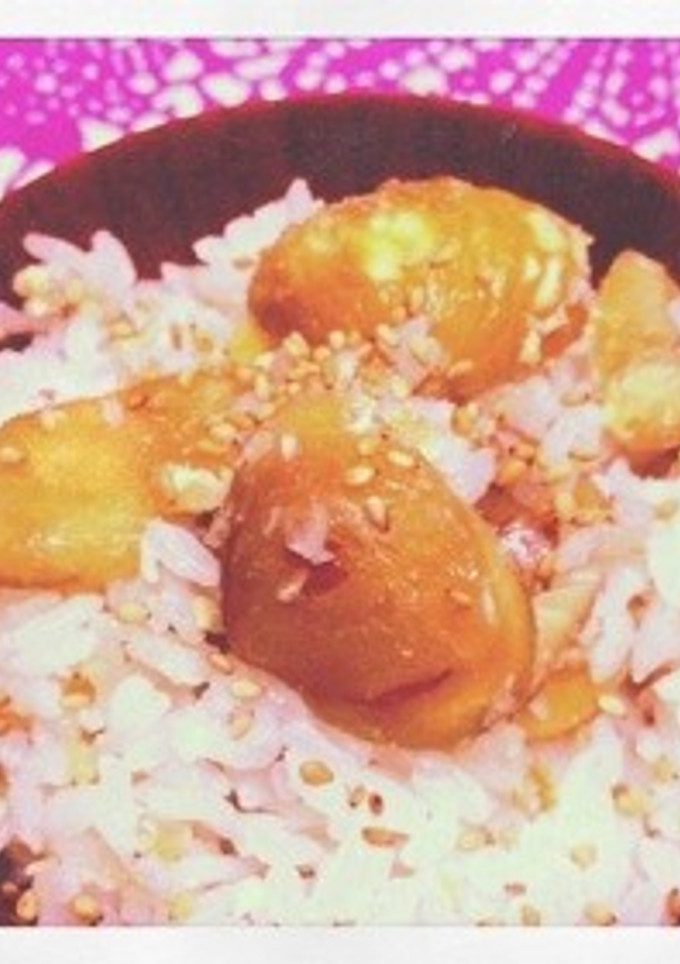 皮むき簡単、栗ごはん♥-レシピのメイン写真