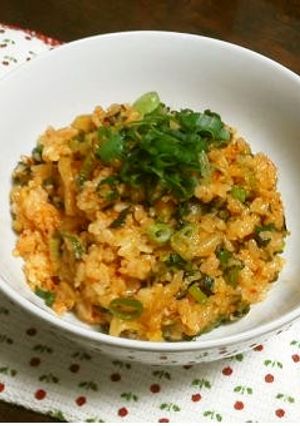 ネギたっぷりキムチチャーハン-レシピのメイン写真