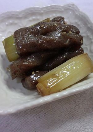 ねぎとこんにゃくのきんぴら★-レシピのメイン写真