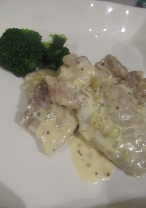 豚肉のクリームマスタード煮-レシピのメイン写真
