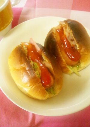 朝食やランチに♪ミニホットドッグ-レシピのメイン写真