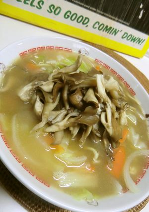 バター醤油舞茸と野菜のちゃんぽん-レシピのメイン写真