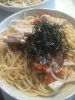 鶏ムネ肉の柚子胡椒パスタ-レシピのメイン写真