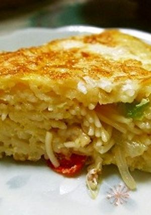 素麺消費♪　オープンオムレツ-レシピのメイン写真