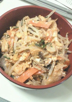 余り物で！ビビンバ風丼★-レシピのメイン写真
