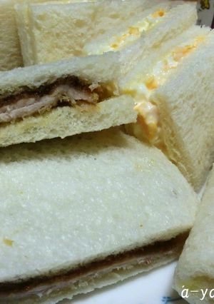 薄いお肉でも美味しいカツサンド☆-レシピのメイン写真