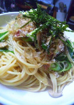長ネギときのこの和風パスタ-レシピのメイン写真