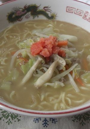 野菜たっぷり明太子ちゃんぽん-レシピのメイン写真