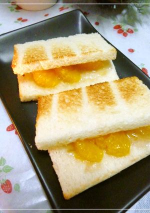 焼きミカン風？トーストサンド-レシピのメイン写真