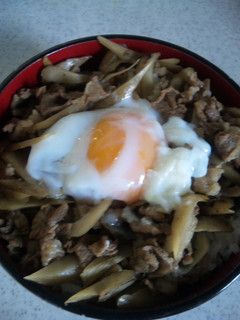 肉ごぼう丼-レシピのメイン写真
