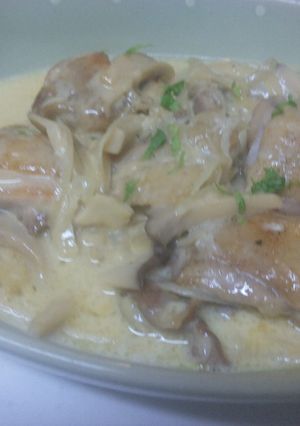 鶏もものクリーム煮-レシピのメイン写真