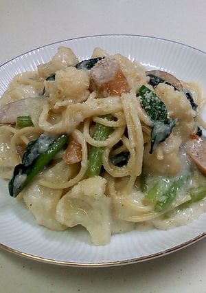 すりじゃがクリームパスタ-レシピのメイン写真