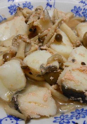 簡単! たらことタラのきのこ煮☆-レシピのメイン写真