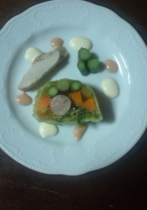 ソーセージ入り野菜テリーヌ-レシピのメイン写真