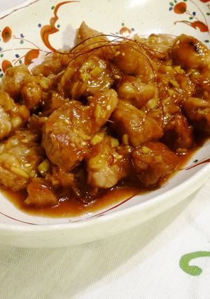 野菜なしの酢豚（その代わり薬味たっぷり）-レシピのメイン写真
