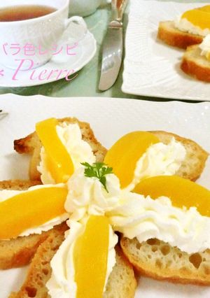 しっとり♪黄桃のサバラン-レシピのメイン写真