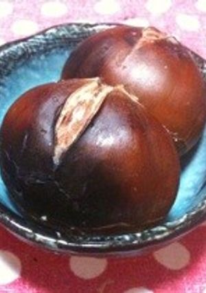 カンタン☆焼き栗-レシピのメイン写真