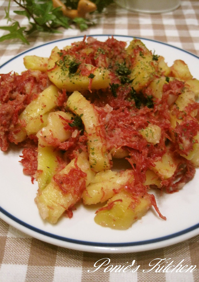 スペイン風☆じゃがいものコンビーフ炒め-レシピのメイン写真