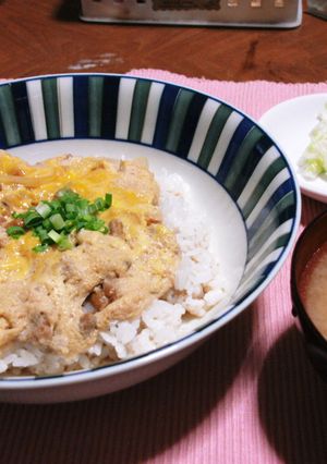納豆と豆乳の親子丼-レシピのメイン写真