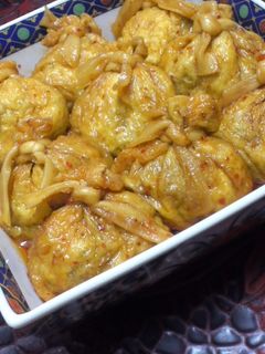 満足満腹★肉詰め巾着のコテコテ辛みそ煮★-レシピのメイン写真