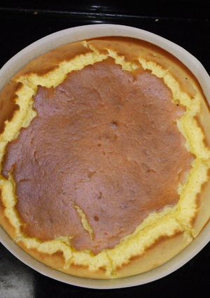 ピーチチーズケーキパン-レシピのメイン写真