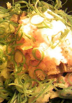 焼き穴子と大根おろしの葱醤油かぼす和え-レシピのメイン写真