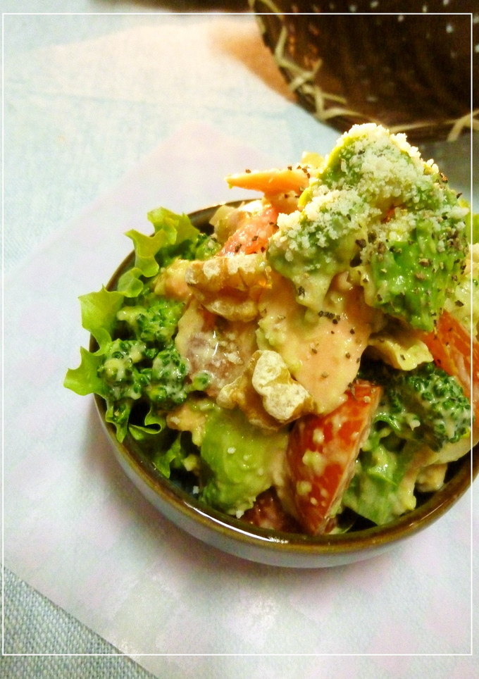 鮭と野菜のソースチーズマヨ和え-レシピのメイン写真