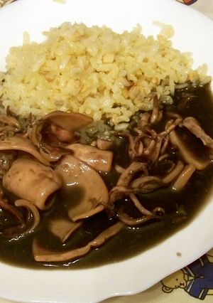 スペイン料理・イカの墨煮（チピロネス）-レシピのメイン写真