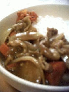 ソースカレー丼-レシピのメイン写真