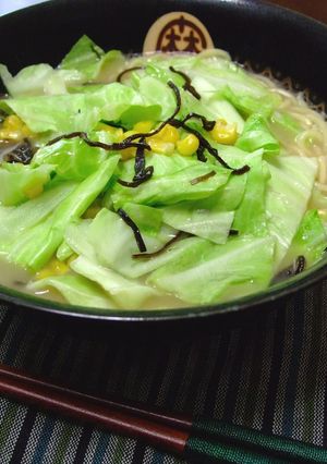 美味～☆塩バタキャベツちゃんぽん-レシピのメイン写真
