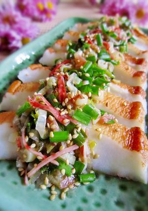 胡麻ごま旨味葱だれはんぺんソテー-レシピのメイン写真