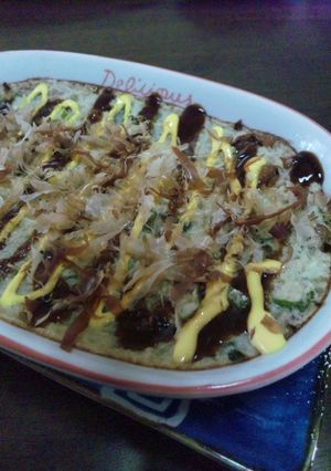 ☆ネバネバトリオのオーブン焼き☆お好み風-レシピのメイン写真