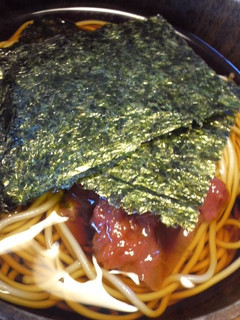 低カロリーで夜食にも○!!梅そうめん。*-レシピのメイン写真
