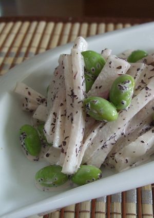 大根と枝豆のゆかりマヨ和え-レシピのメイン写真