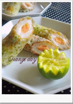 明太子入り*ちくわの磯辺揚げ-レシピのメイン写真