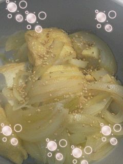 簡単厚揚げ♪玉葱の旨煮-レシピのメイン写真
