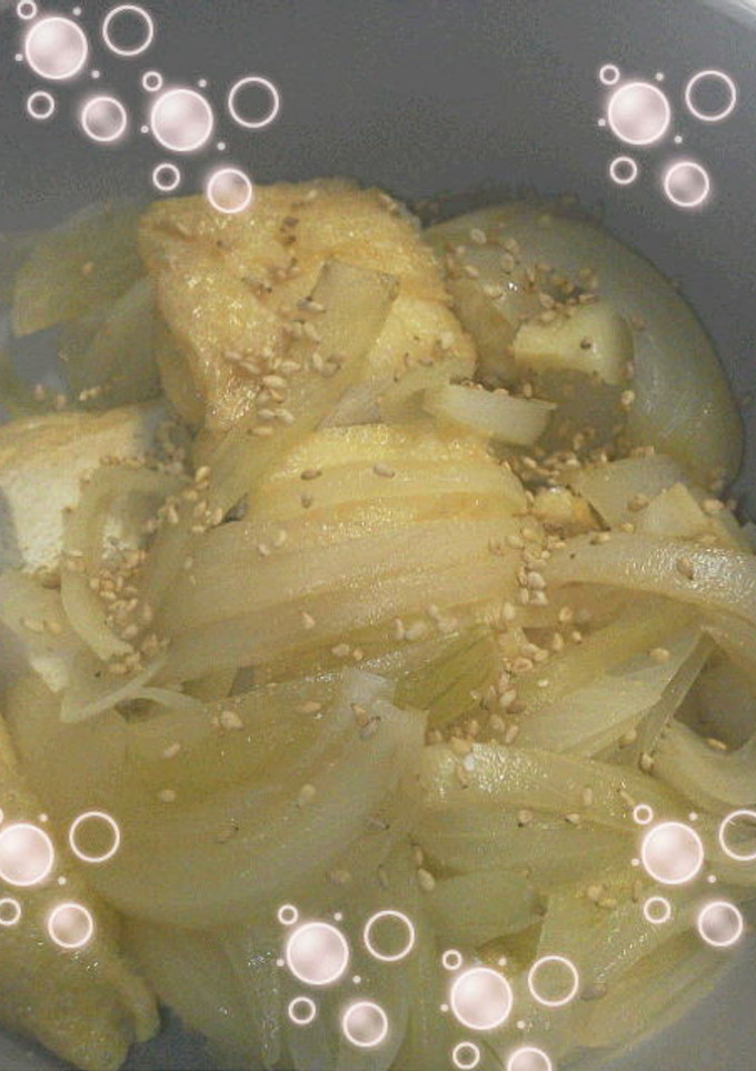 簡単厚揚げ♪玉葱の旨煮-レシピのメイン写真